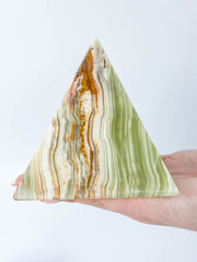 Green Onyx Pyramid | XX Large