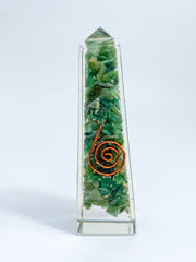 Orgonite Green Aventurine Obelisk | Medium