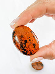 Red Obsidian Worry Stone
