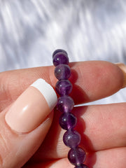 Amethyst Bead Bracelet