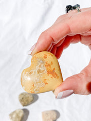 Spotted Agate Heart | Medium