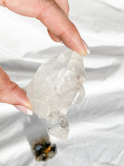 Balance Duo: Clear Quartz + Smoky Quartz | Large