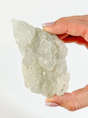 Apophyllite Cluster with Druzy Inclusions 178g