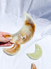 Green Onyx Moon Bowl | X Large