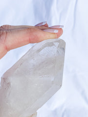 Himalayan Quartz Natural Point with Inclusions 273g