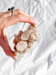 Himalayan Quartz Cluster with Inclusions 292g