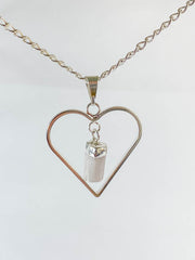 Love Crystals Pendant Selenite