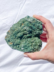 Green Heulandite CutBase Cluster 600g