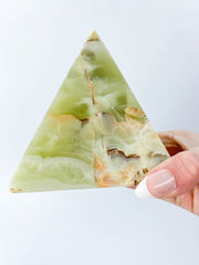 Green Onyx Pyramid | XX Large
