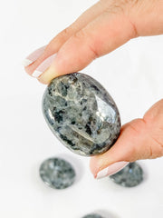 Larvikite Worry Stone