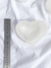 Selenite Heart Cleansing Bowl | X Large