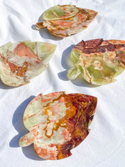 Green Onyx Leaf Bowl | X Large
