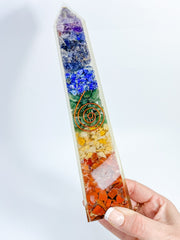 Orgonite Chakra Obelisk | X Large