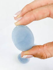 Angelite Worry Stone