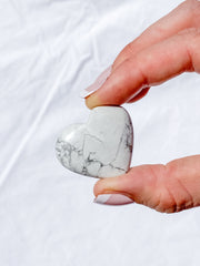 Howlite Heart | X Small
