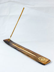 Wooden Incense Holder | Peace