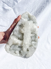 Chalcedony with Apophyllite CutBase Cluster 2.4kg