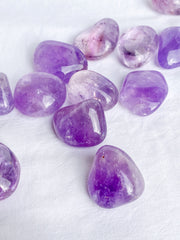 Amethyst Light Tumbles | Medium