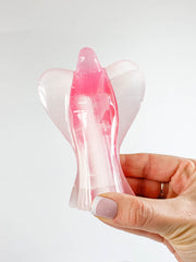 Onyx Pink Angel Carving
