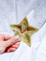 Green Onyx Star Bowl | Large