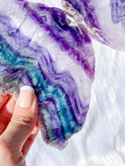 Fluorite Fairy Wings Pair 1.1kg