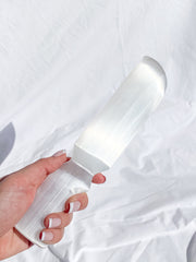 Selenite Ceremonial Dagger | Large