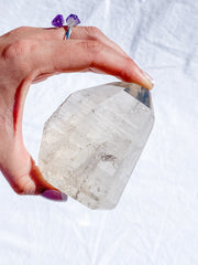Natural Citrine Semi Polished Point 394g