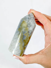 Agate and Quartz Polish Point 237g