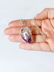 Amethyst Elestial Medium Pendant