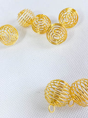 Gold Spiral Pendant