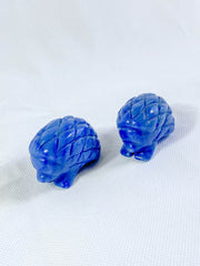 Blue Quartz Hedgehog Carving