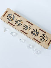 Platonic Solid Sacred Geometry | Clear Quartz