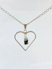 Love Crystals Pendant Green Tourmaline