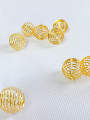 Gold Spiral Pendant