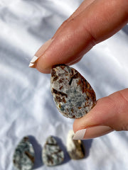 Astrophyllite Cabochon Natural Light Teardrop Small