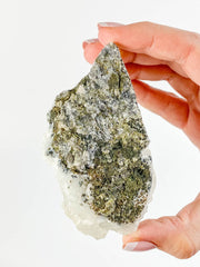 Apophyllite Cluster with Druzy Inclusions 178g