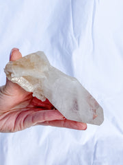 Himalayan Quartz Natural Point with Inclusions 273g