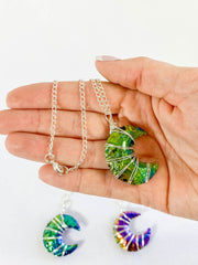 Dichroic New Moon Pendant