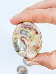 Crazy Lace Agate Worry Stone