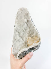 Chalcedony with Calcite Cut Base Cluster 2kg