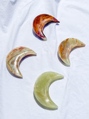 Green Onyx Moon Bowl | Large