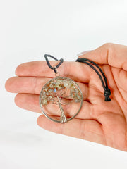 Tree of Life Pendant Labradorite