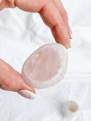 Calming Seer Trio Medium: Amethyst + Rose Quartz + Clear Quartz