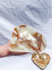Green Onyx Heart Bowl | X Large