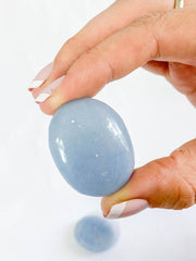 Angelite Worry Stone