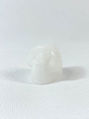 White Aventurine Mini Skull