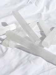 Selenite Natural Wand | Medium