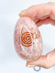 Orgonite Rose Quartz Egg | X Large