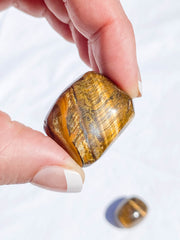 Tiger Eye Tumbles | Large