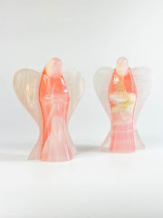 Onyx Orange Angel Carving
